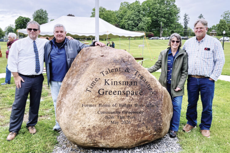 Kinsman dedicates greenspace
